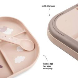 FOODIE COMPARTIMENTOS NUVENS FELIZES ROSA