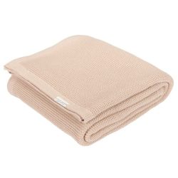 MANTA DE PUNTO CUNA BEIGE LITTLE DUTCH