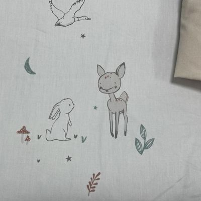 PACK FUNDA NORDICA RELLENO BOSQUE ANIMADO E BAJERA EM CRU