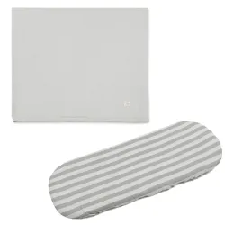 SABANA AJUSTABLE CUCO + MUSELINA SINTRA VERDE