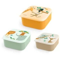Cajitas de Almoço Snackbox-3 Jungle