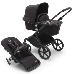 Carro Bugaboo Fox Cub Completo Preto - Preto Meia-Noite