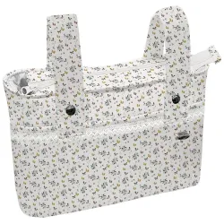 Bolsa Panera Zoe Estampada Forro Impermeável Branco