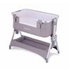 Minicuna Plegável de Co-Sleeping Bigtoes Flex Metal inclui Edredão e Lençol Cinza