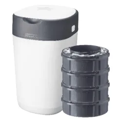 Contentor Twist & Click + Kit 4 Recargas Tommee Tippee