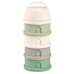 Caja Dosificadora 4 Compartimentos Verde Algodão