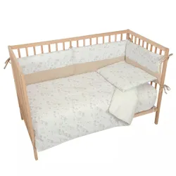 Funda Nórdica + Protetor + Funda de Almofada 110x155cm Noe Lino