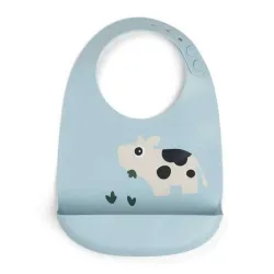 Babador de Silicone Dotti Azul