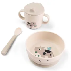 Foodie Vajilla Primeira Refeição Com Ventosa Tiny Farm Arena