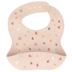 Babador de Silicone Natureza Geométrica