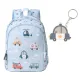 Mochila Mediana City Cars + Llavero Pers.