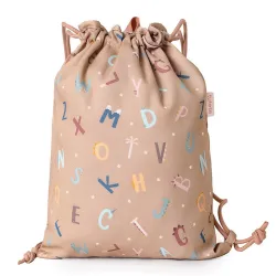 Mochila Saco Tela Letras Engraçadas