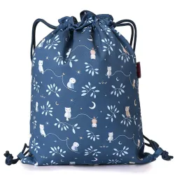 Mochila Saco Tela Floresta Mágica