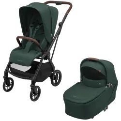 Carro Duo Leona 2 + Cesto Sense Twillic Green