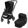Carro Duo Leona 2 + Cesto Sense Twillic Black