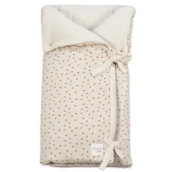 Arrullo Manta Corações Poppy Canela