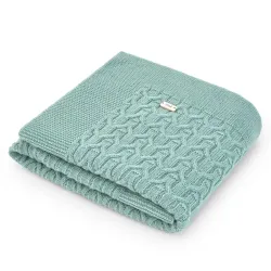 Manta Punto Higuera (73x98 Cm) Verde Salvia