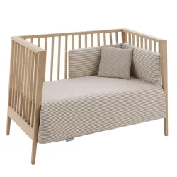 Juego 2 Piezas Funda Nordica Cuna 60 Derby Beige 100X140X3 Cm