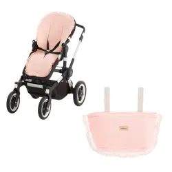 Juego Colchoneta Silla Oval + Bolso Soft Rosa