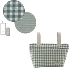 Juego Colchoneta Silla Recta + Bolso Vicky Verde