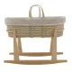Moises Palma Acolchado + Pata Madera Natural Derby Beige/Natural 39X80X61 Cm