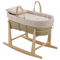 Moises Palma Acolchado + Pata Madera Natural Rustic Rosa 39X80X61 Cm