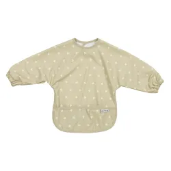 Babero Punto Con Mangas 6-18M Me-Sweet Heart Sand/Soft Sand