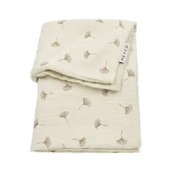 Manta Cuna 60 Muselina Prelavada 75X100 Cm Me-Gingko Multicolour