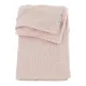 Manta Minicuna Algodón 75X100 Cm Me-Mini Knots Teddy Soft Pink