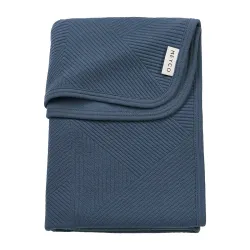 Manta Minicuna Polyct. Tog 1.0 75X100 Cm Me-Pure Flannel Indigo