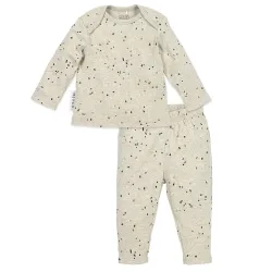 Pijama 2 Piezas Canalé 62/68 Me-Rib Mini Spot Sand Melange