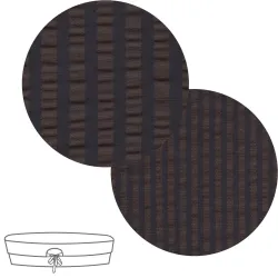 Garnitura Capazo Cremallera Reversible Derby Azulon 35X75X35 Cm