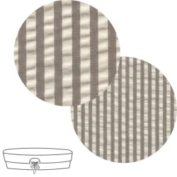 Garnitura Capazo Reversible Derby Beige 35X75X35 Cm