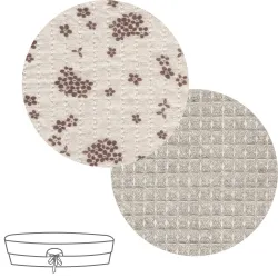 Garnitura Capazo Reversible Naturale Marron 35X75X35 Cm