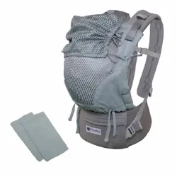 Mochila Portabebés Quokkababy E-Carrier Mesh Menta