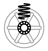 grafico de suspensiones en las ruedas
