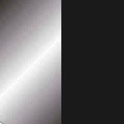 Cromado com detalhes pretos